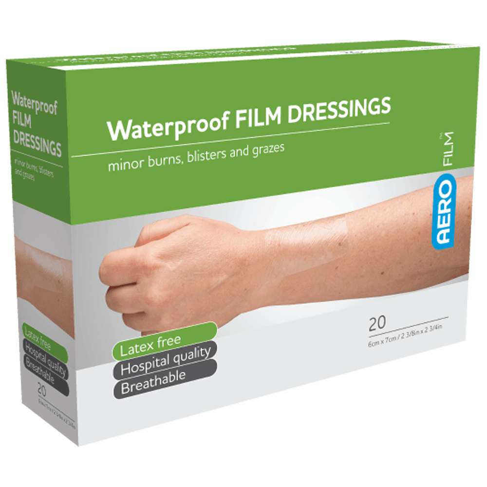 Aero Healthcare AEROFILM Waterproof Film Dressing 6 x 7cm Box/20