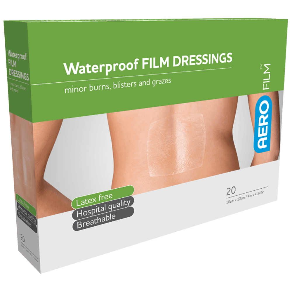 Aero Healthcare AEROFILM Waterproof Film Dressing 10 x 12cm  Box/20