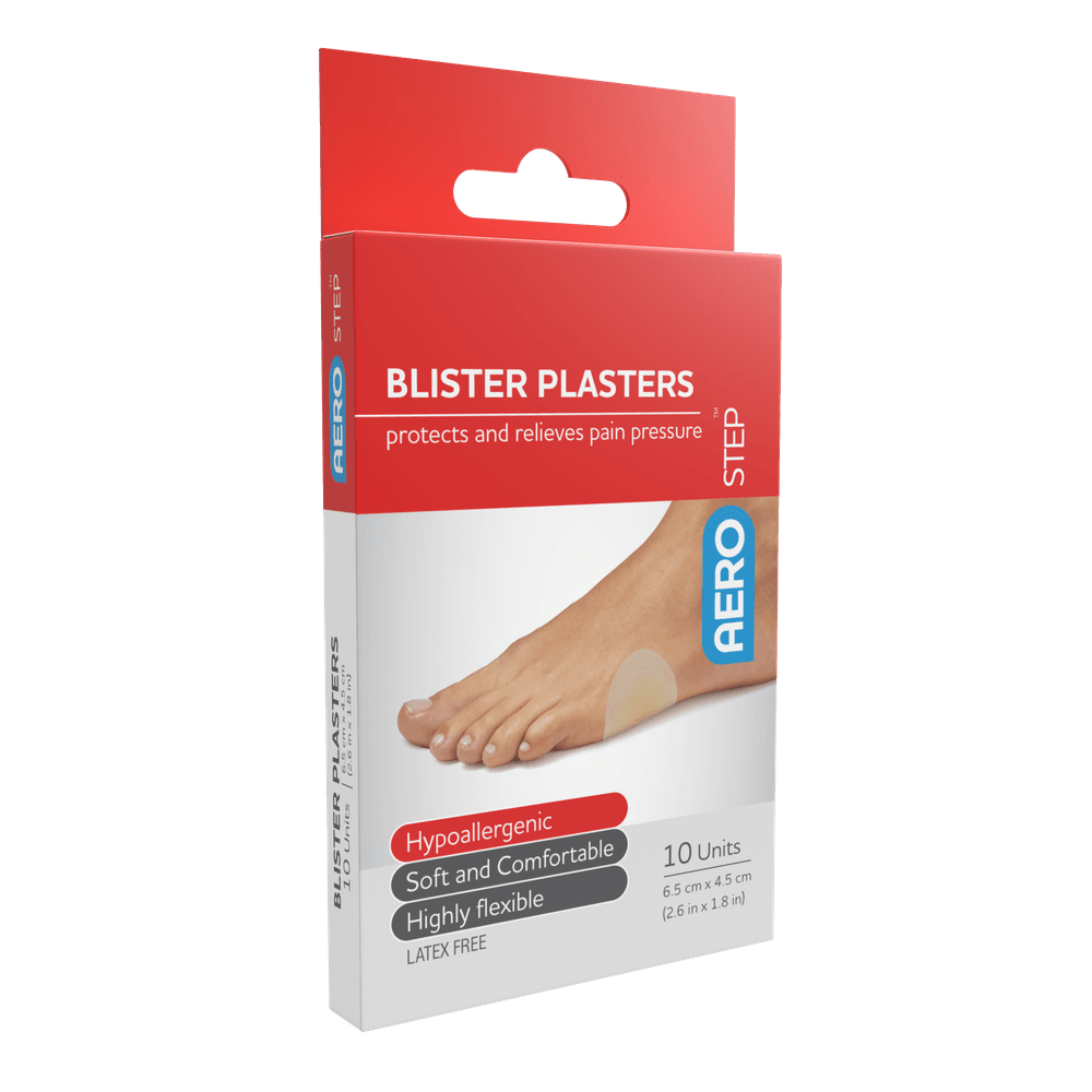 Aero Healthcare AEROSTEP  Blister Plasters 44mm x 69mm Box/10