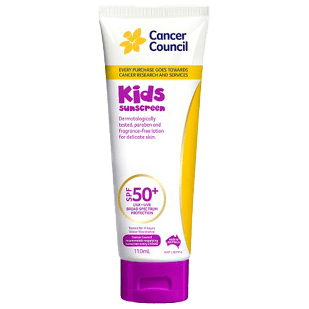 Aero Healthcare CANCER COUNCIL SPF50+ Kids Sunscreen Tube 110mL