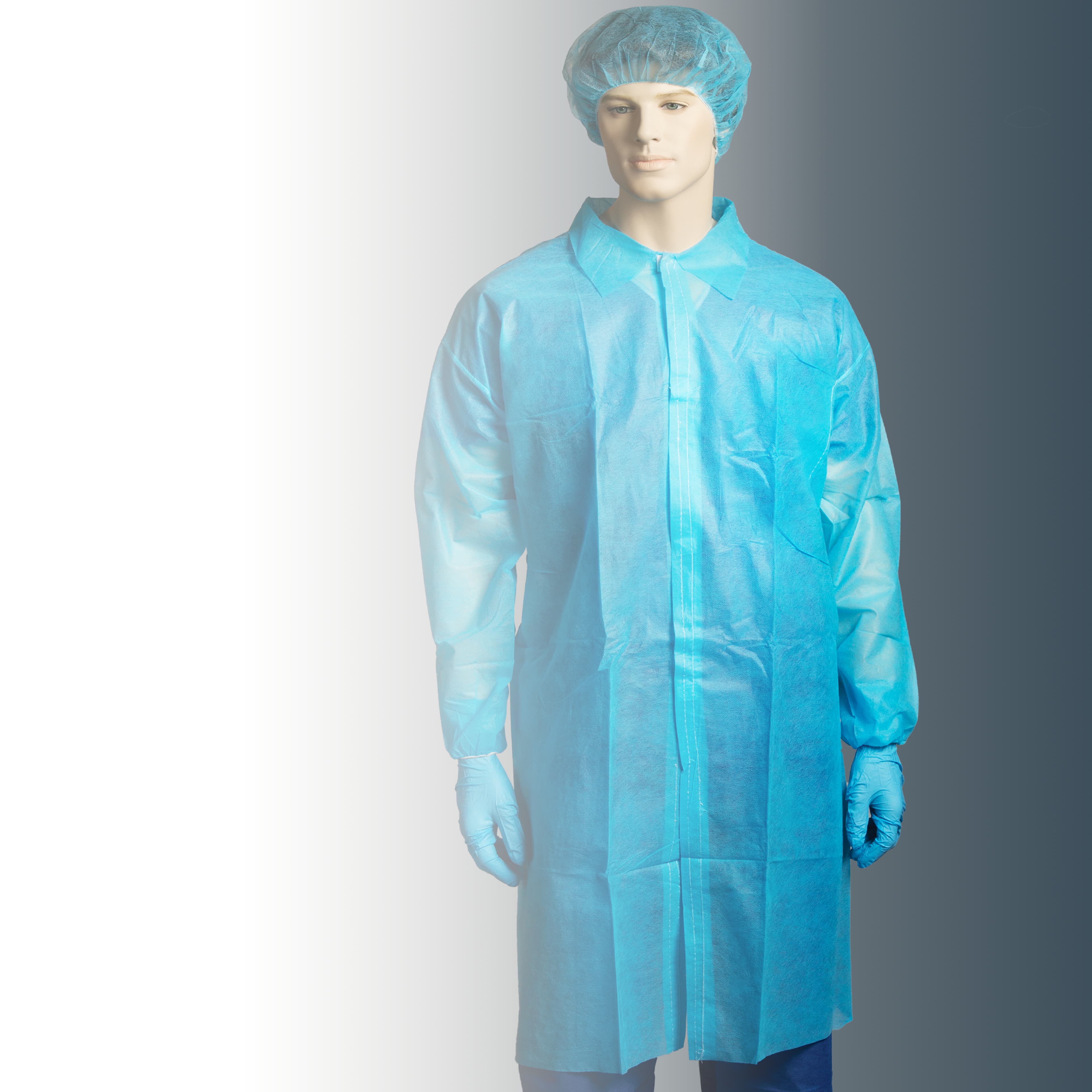 Bastion Polypropylene  Labcoat  -  No Pocket_1