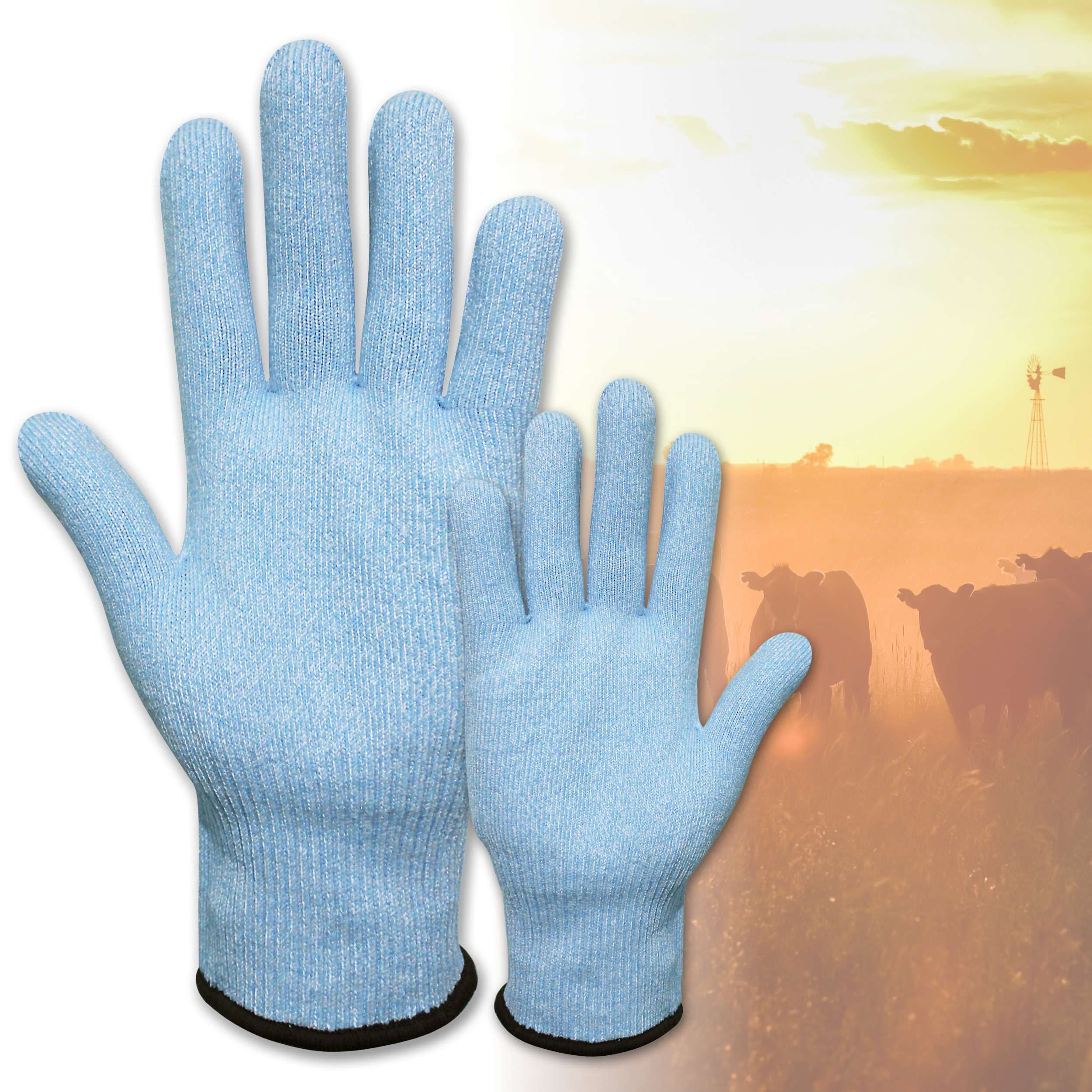 Bastion Cut 5 Liner Glove -  Blue_1