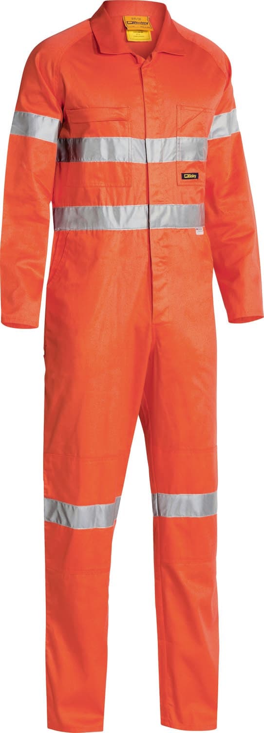 Bisley Taped Hi Vis Lightweight Coverall