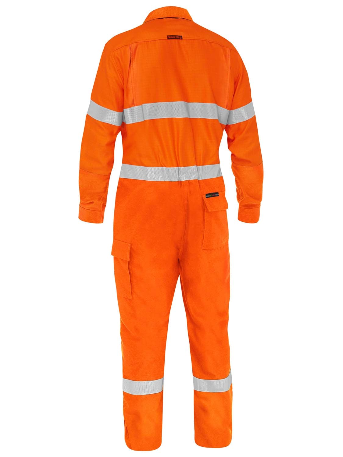 Bisley Apex 185 Taped Hi Vis FR Ripstop Vented Coverall_1