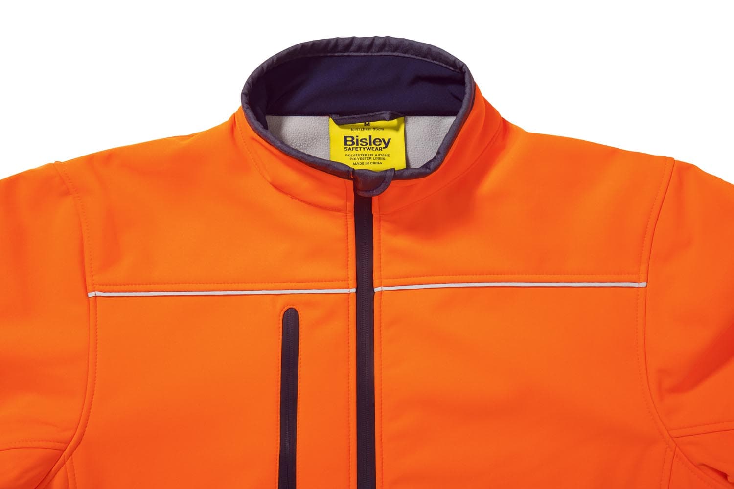 Bisley Taped Hi Vis Soft Shell Jacket_10