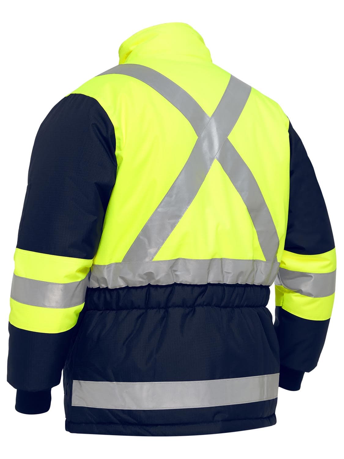 Bisley X Taped Two Tone Hi Vis Freezer Jacket_1