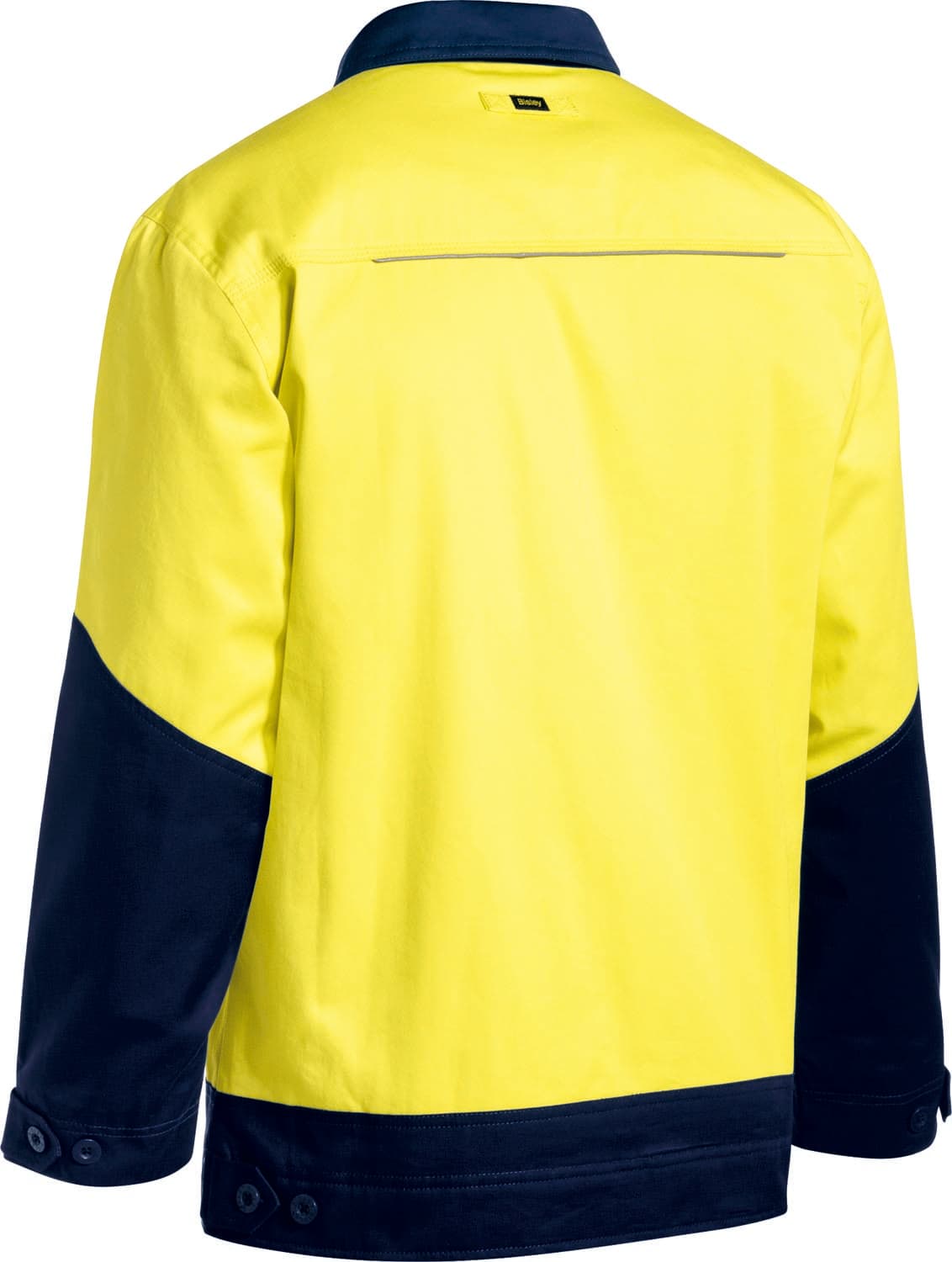 Bisley Hi Vis Drill Jacket with Liquid Repellent Finish_1