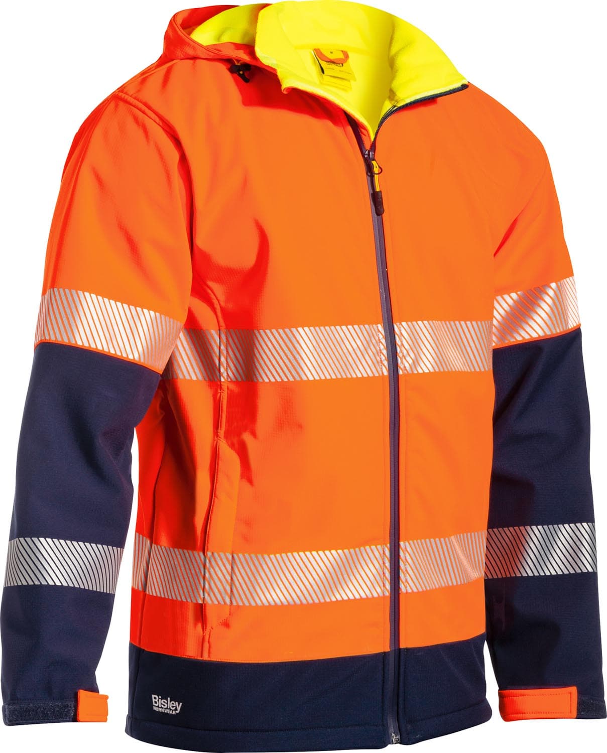 Bisley Taped Hi Vis Ripstop Bonded Fleece Jacket _7