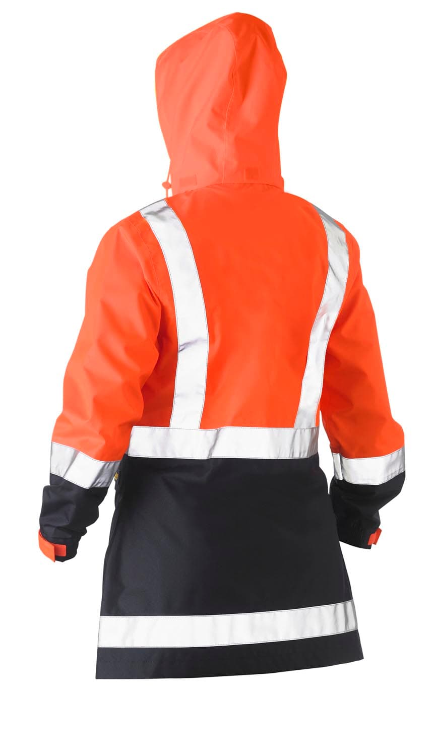 Bisley Women's Taped Hi Vis Recycled Rain Shell Jacket_5