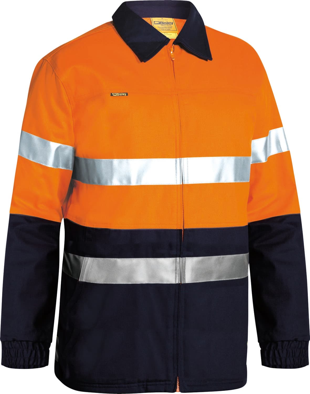 Bisley Taped Hi Vis Drill Jacket_3