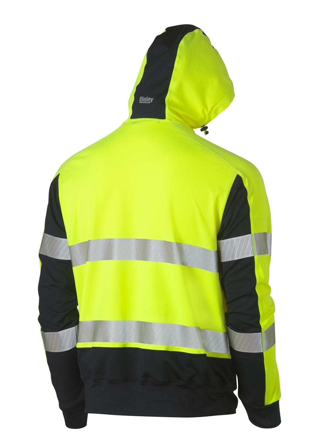 Bisley Taped Two Tone Hi Vis Contrast 4 Way Stretchy Hoodie_3