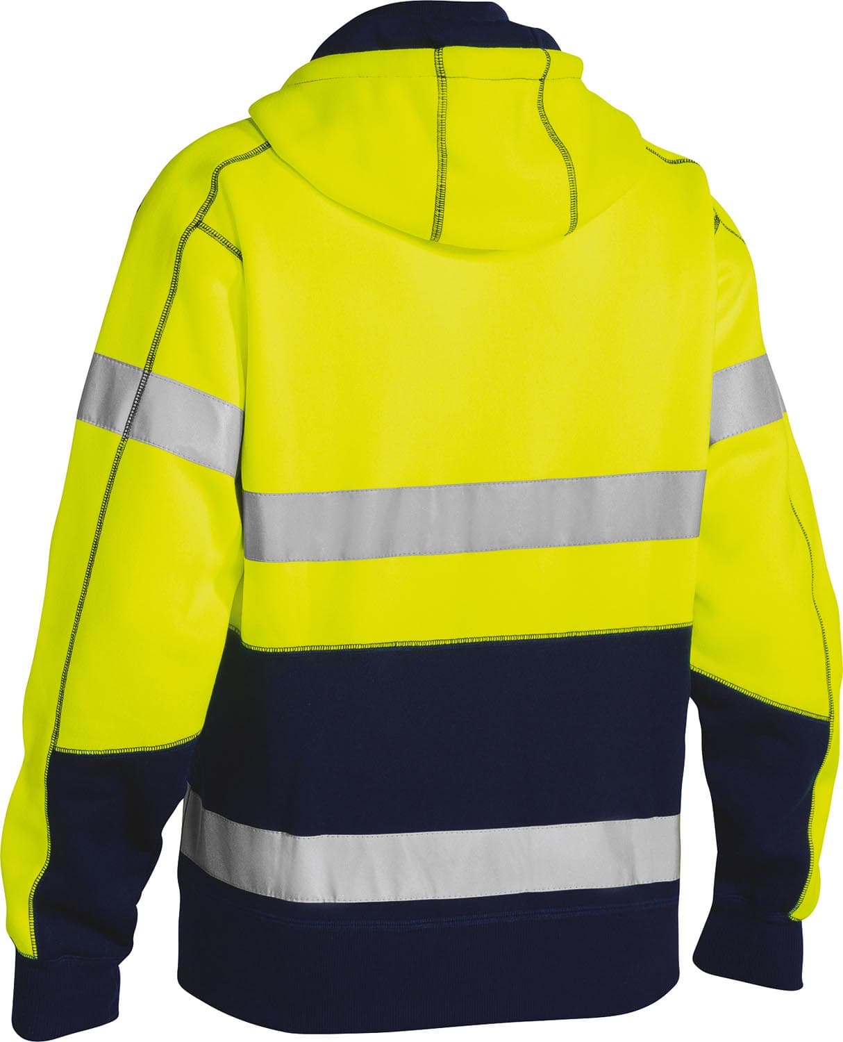 Bisley Taped Hi Vis Fleece Hoodie_1