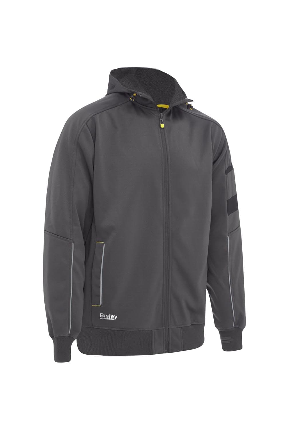 Bisley Work Fleece Zip-Front Hoodie with Sherpa Lining_6