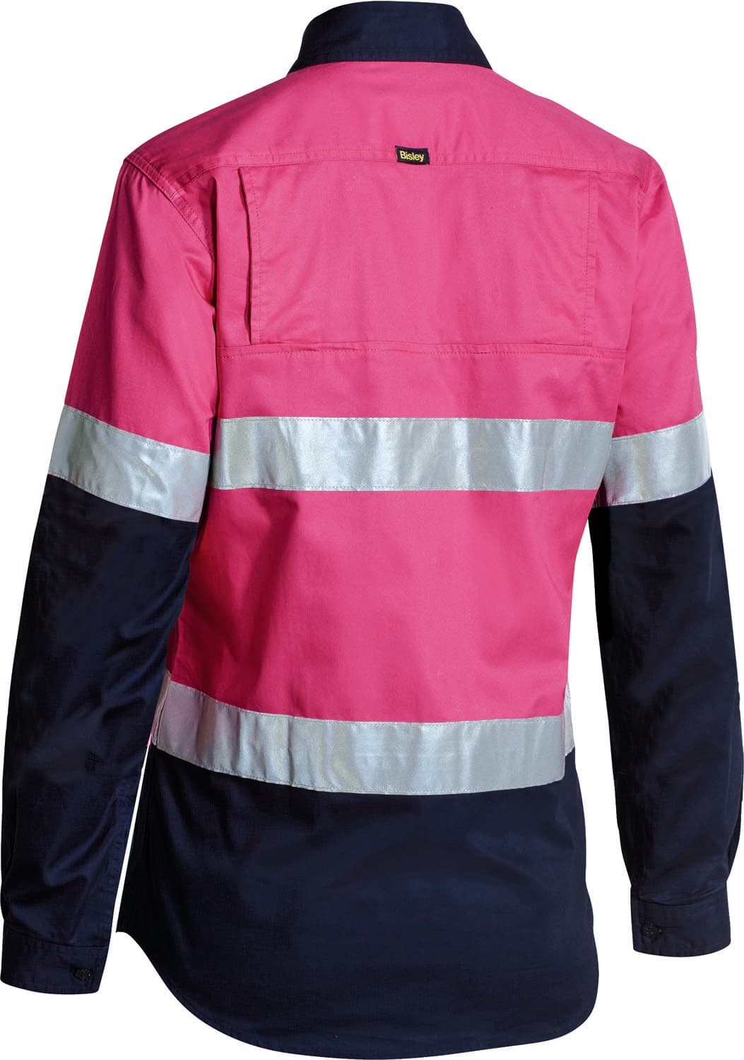 Bisley Women's Taped Hi Vis Cool Lightweight Drill Shirt_10