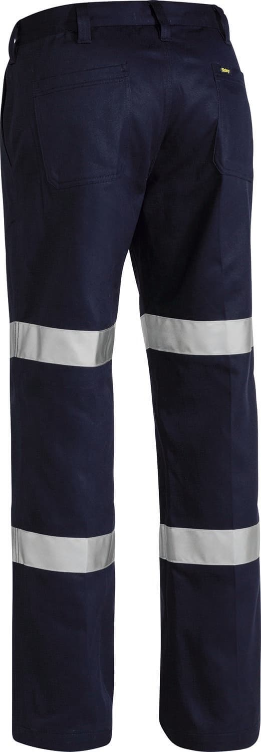 Bisley Taped Biomotion Cotton Drill Work Pants_1