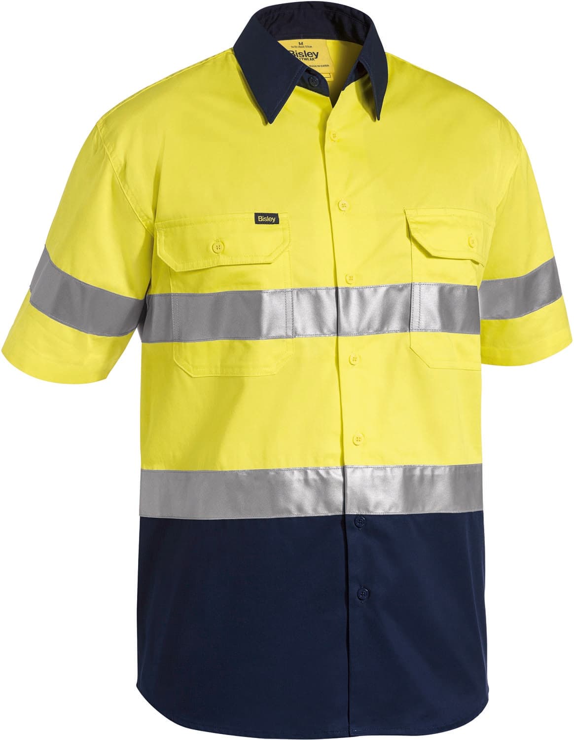 Bisley Taped Hi Vis Cool Lightweight Shirt_0