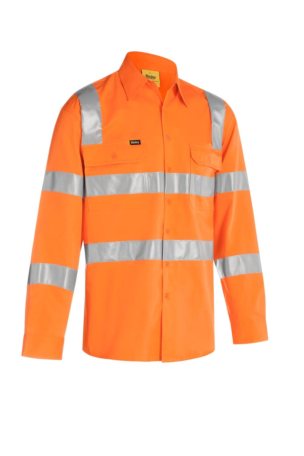 Bisley Taped Biomotion Cool Lightweight Hi Vis Shirt_1