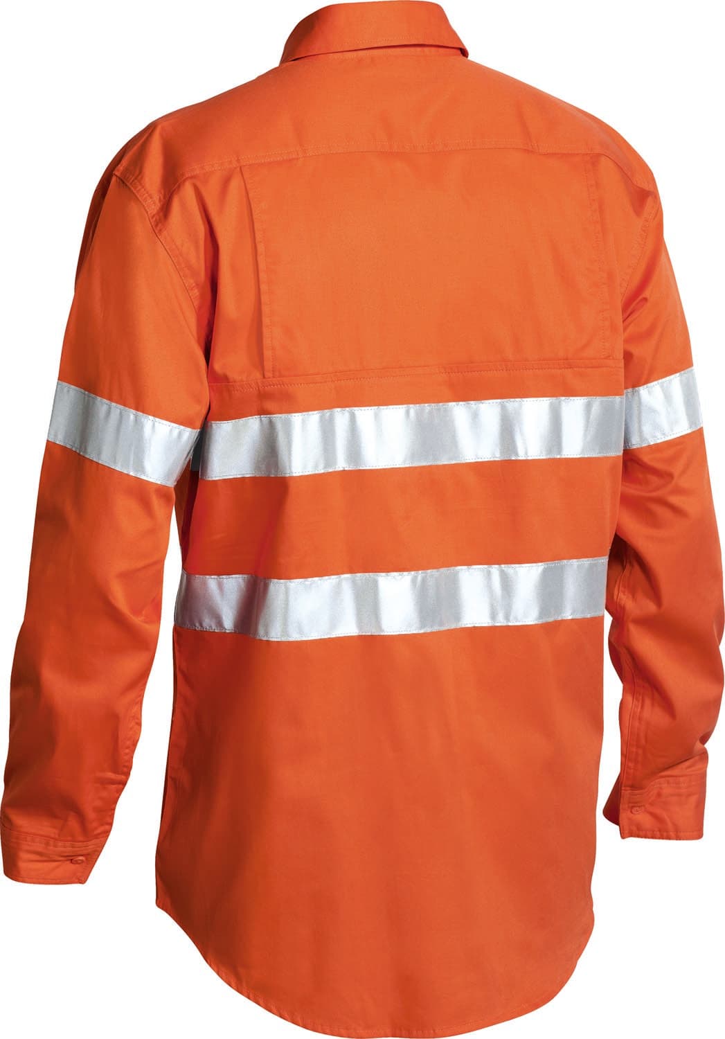 Bisley Taped Hi Vis Cool Lightweight Drill Shirt_1