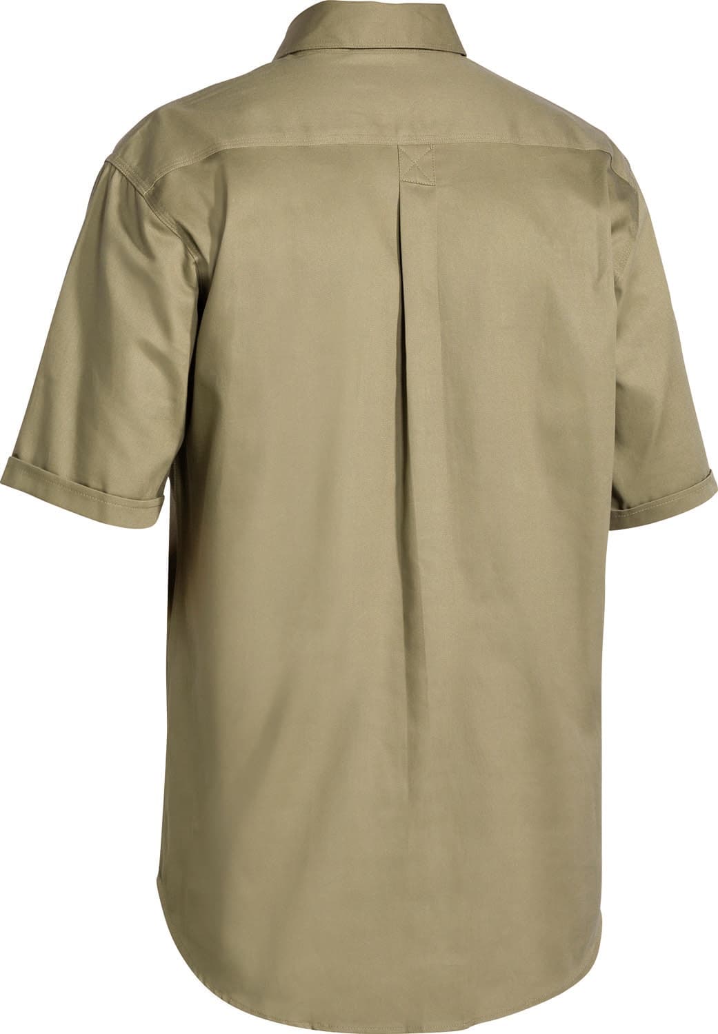 Bisley Closed Front Cotton Drill Shirt_1