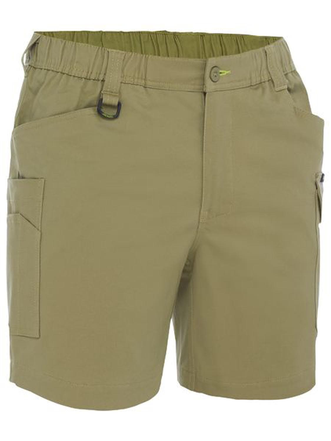 Bisley Stretch Cotton Elastic Waist Cargo Short_4