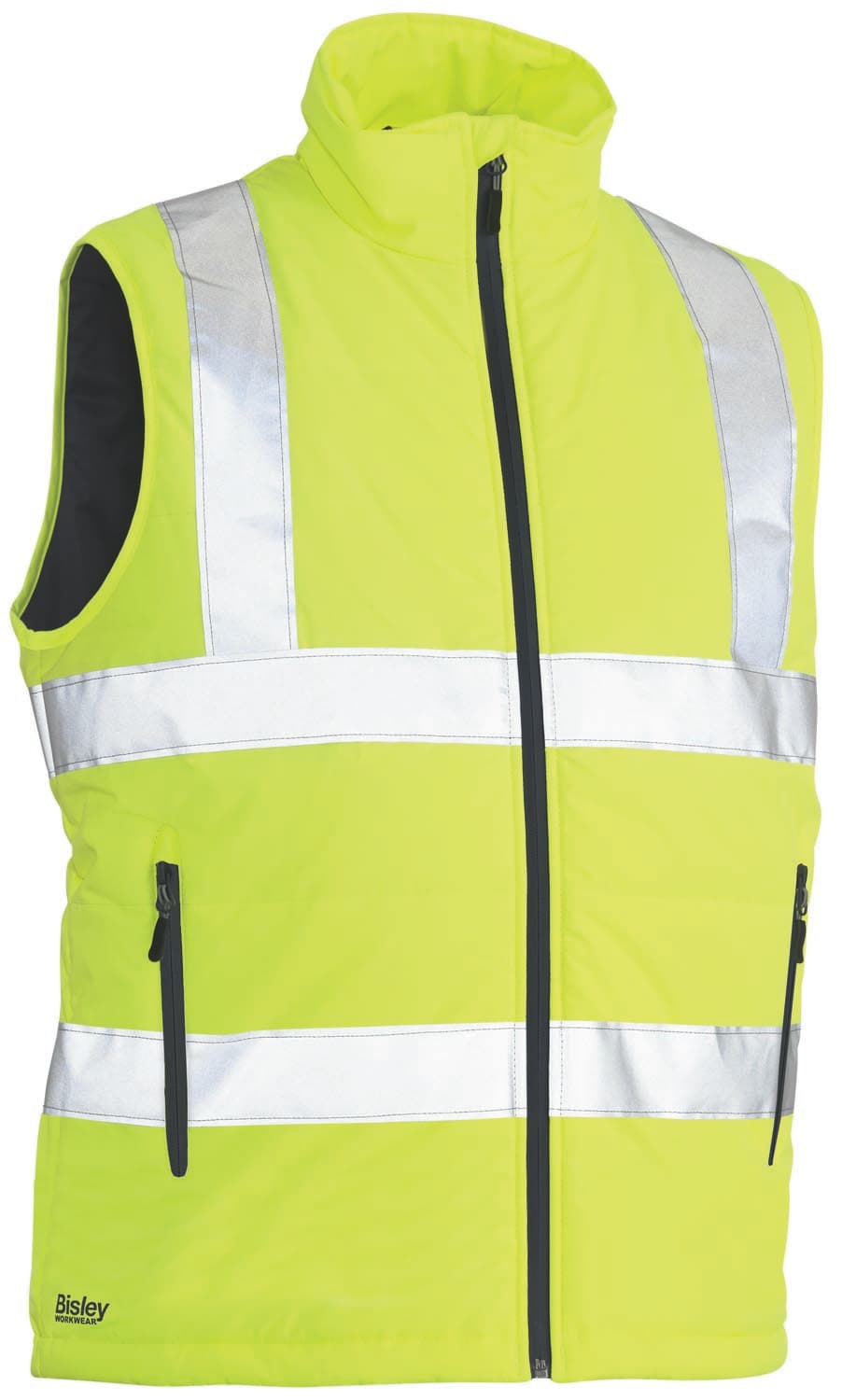 Bisley Taped Hi Vis Puffer Vest_1