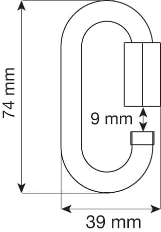 CAMP Oval Quick Link Steel 8 Mm_2