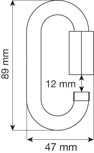 CAMP Oval Quick Link Stainless 10 Mm