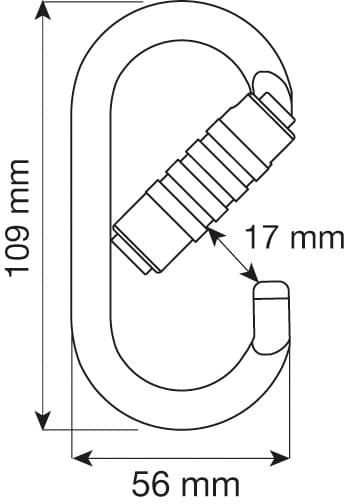 CAMP Steel Oval Pro 3Lock