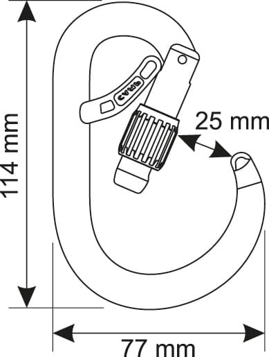 CAMP Core Belay Lock - Gun Metal_5