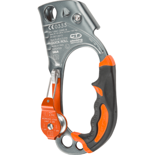 Climbing Technology Right Handed Quick Roll Ascender  With Integrated Pulley_1