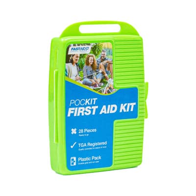 FastAid First Aid Kit, Pockit, Plastic Case_1