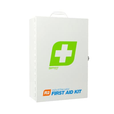 FastAid First Aid Kit, R2, Industra Max Kit, Metal Wall Mount_1