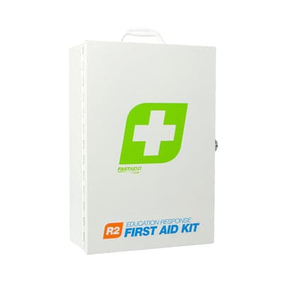 FastAid First Aid Kit, R2, Education Response Kit, Metal Wall Mount_1