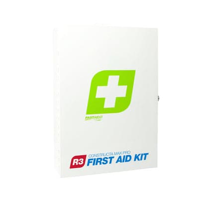 FastAid First Aid Kit, R3, Constructa Max Pro Kit, Metal Wall Mount_1