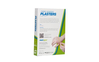 FastAid Food Grade Plasters, Metal And Visual Detectable, Plastic, 72 X 19Mm, 50Pk_1