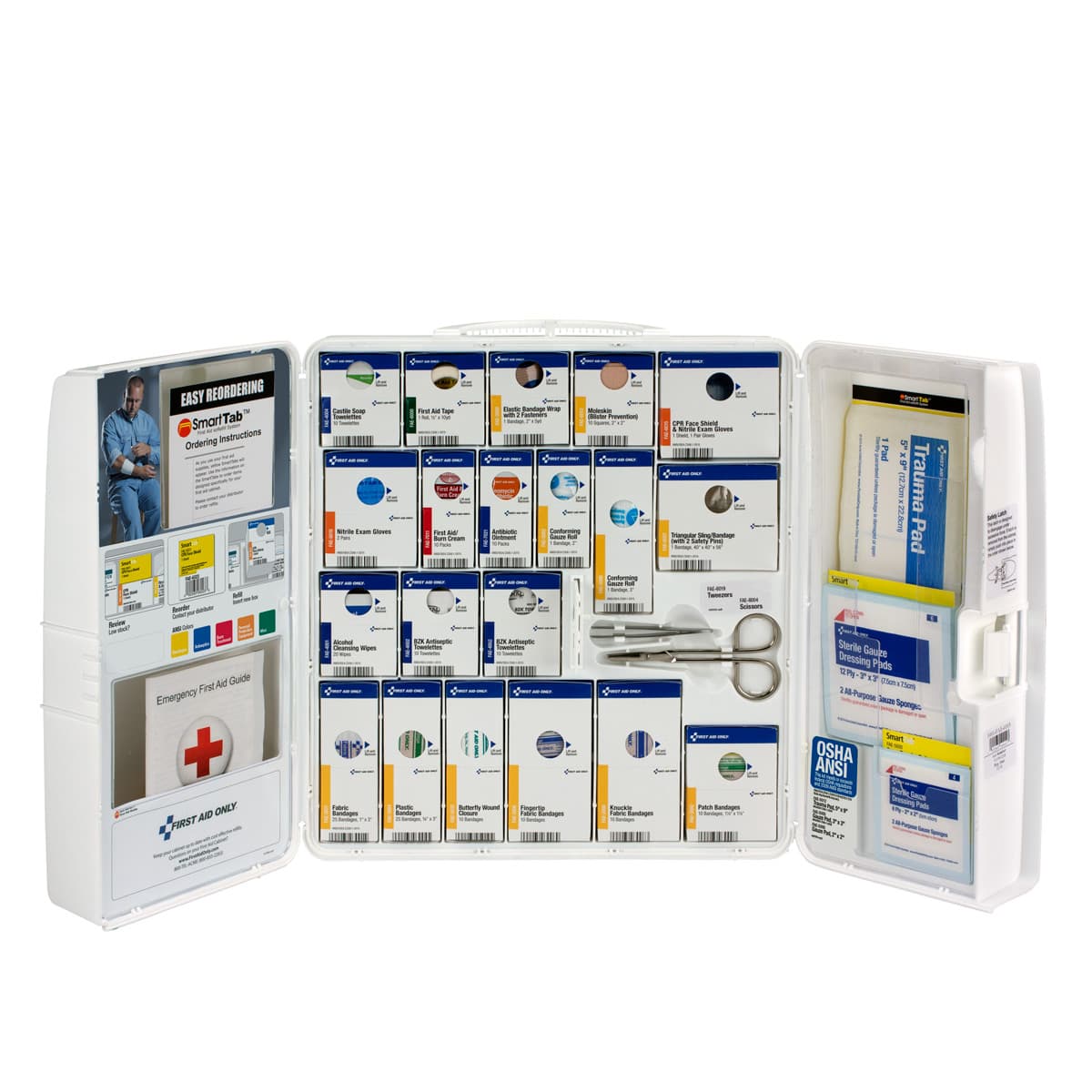 First Aid Only Large Plastic SmartCompliance Cabinet, No Meds