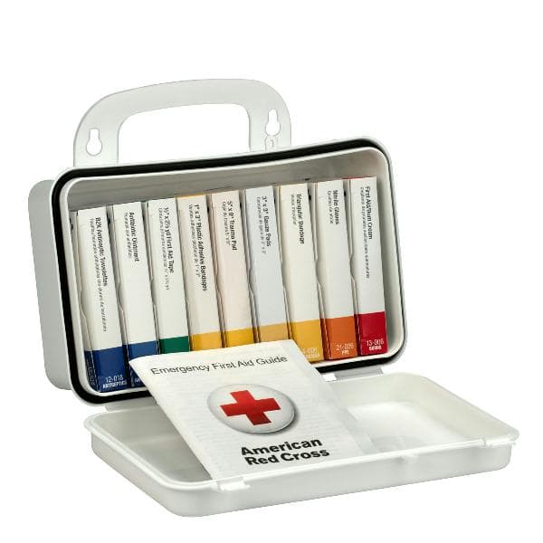 10 Unit First Aid Kit, Plastic Case_3