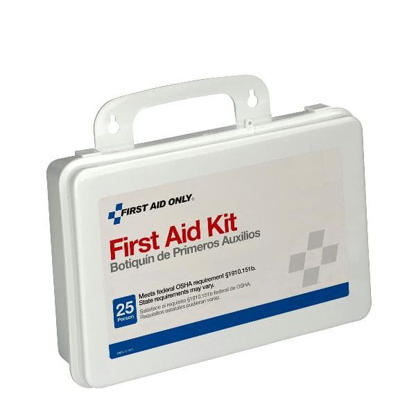 25 Person First Aid Kit, Plastic Case, Custom Logo_1