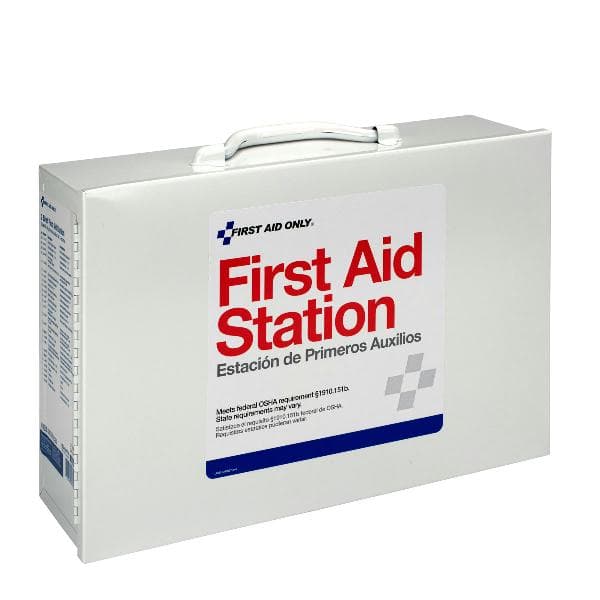 2 Shelf First Aid Metal Cabinet, Custom Logo_1