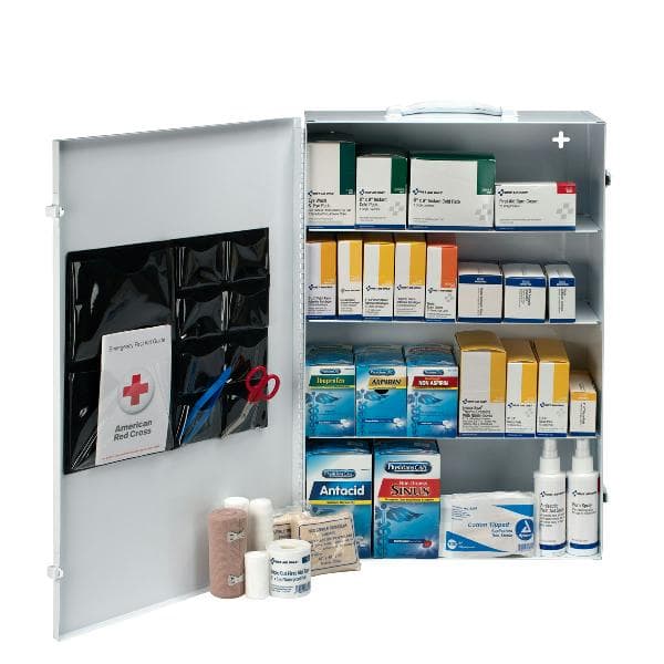 4 Shelf First Aid Metal Cabinet, Custom Logo_3