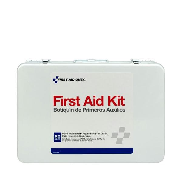 50 Person Vehicle First Aid Kit, Metal Case_2