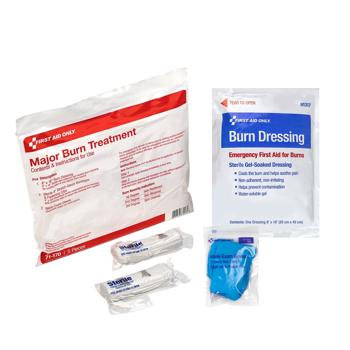 First Aid Triage Pack - Severe Burn Treatment