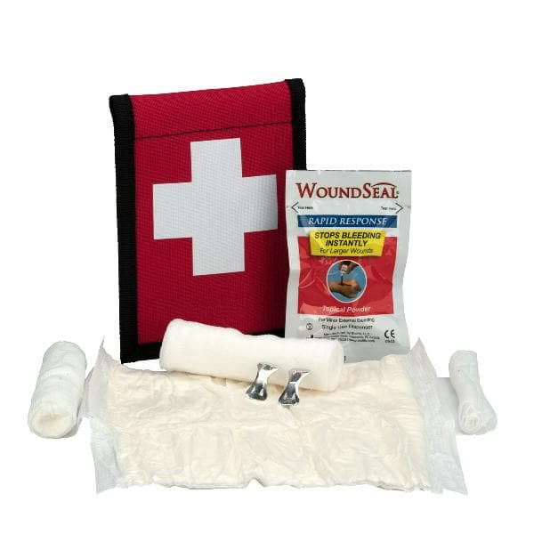 Climber's Bloodstopper with WoundSeal Kit, Fabric Pouch_1