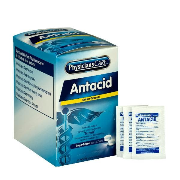 First Aid Only PhysiciansCare Antacid, 50x2/box _4