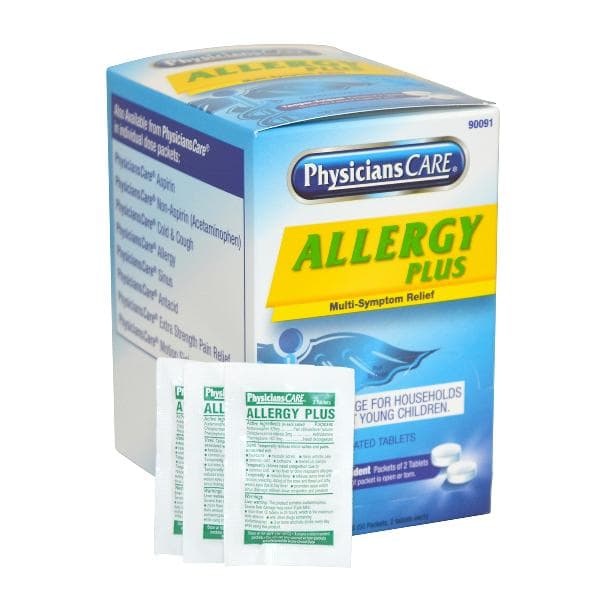 First Aid Only PhysiciansCare Allergy Plus, 50x2/box_6