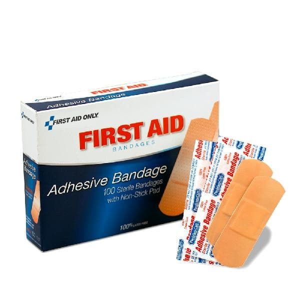 1"x3" Plastic Bandages, 100/box