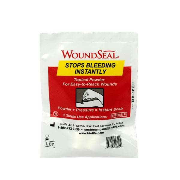 WoundSeal Blood Clot Powder, Pour Packs, 2 ea