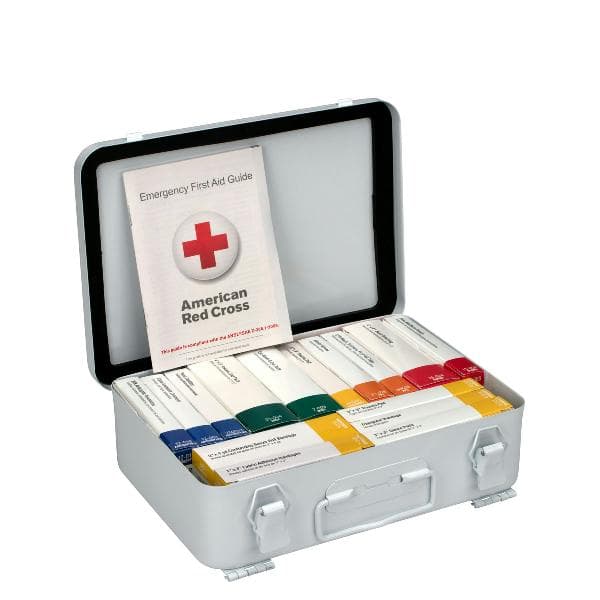 16 Unit First Aid Kit, ANSI 2015 Class A, Metal Case, Custom Logo_3