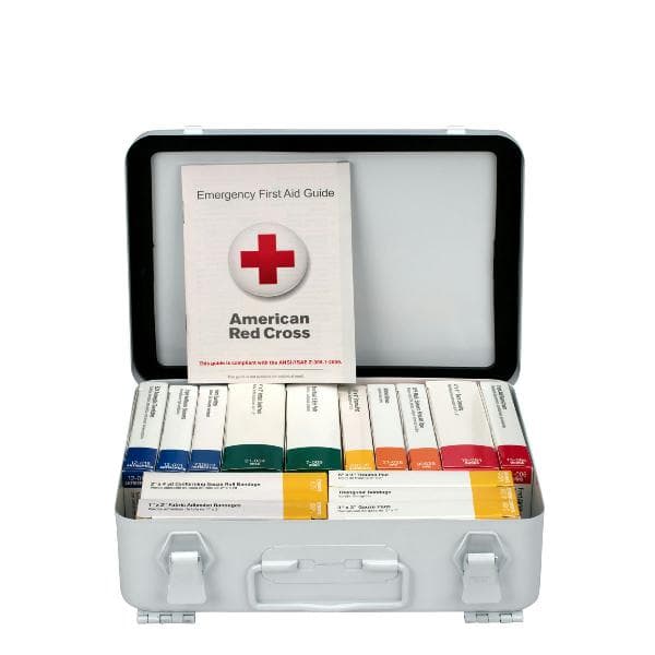 16 Unit First Aid Kit, ANSI 2015 Class A, Metal Case, Custom Logo_4