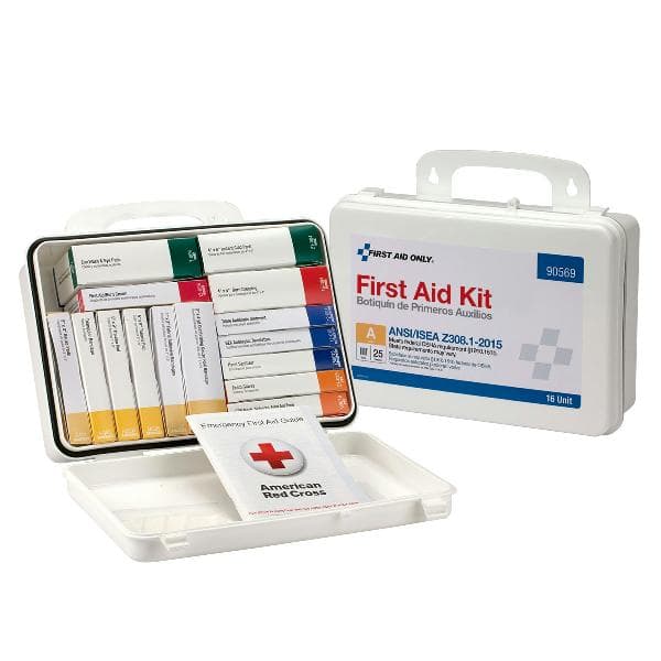 16 Unit First Aid Kit, ANSI 2015 Class A, Plastic Case, Custom Logo_6